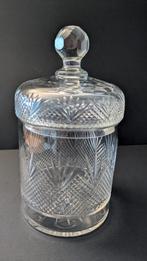 Waaier kristallen snoep pot met deksel, Ophalen of Verzenden