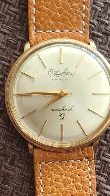 Lucien Piccard Seashark, automatic 10k gold plated. zgan beschikbaar voor biedingen