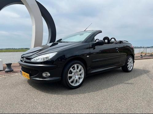 Peugeot 206 2.0 16V CC 2001 Zwart, Auto's, Peugeot, Particulier, Benzine, E, Cabriolet, Handgeschakeld, Origineel Nederlands, Zwart