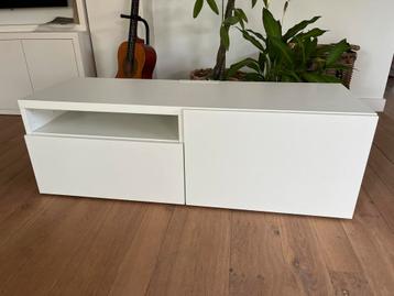 IKEA Besta TV Meubel - Wit beschikbaar voor biedingen