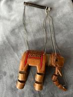 Houten Olifant Marionet - Vintage Decoratie, Antiek en Kunst, Antiek | Speelgoed, Ophalen of Verzenden