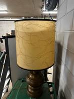 Vintage messing schemerlamp met kap, jaren 70, Ophalen of Verzenden, Zo goed als nieuw, Metaal, Minder dan 100 cm