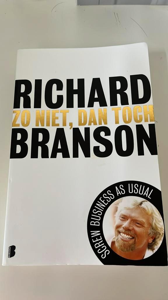 Richard Branson - Zo niet, dan toch, Boeken, Wetenschap, Zo goed als nieuw, Ophalen of Verzenden