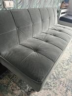 Slaapbank Lenn van Woood 75x98x181, velvet green, Huis en Inrichting, Ophalen, 150 tot 200 cm, Tweepersoons, 75 tot 100 cm