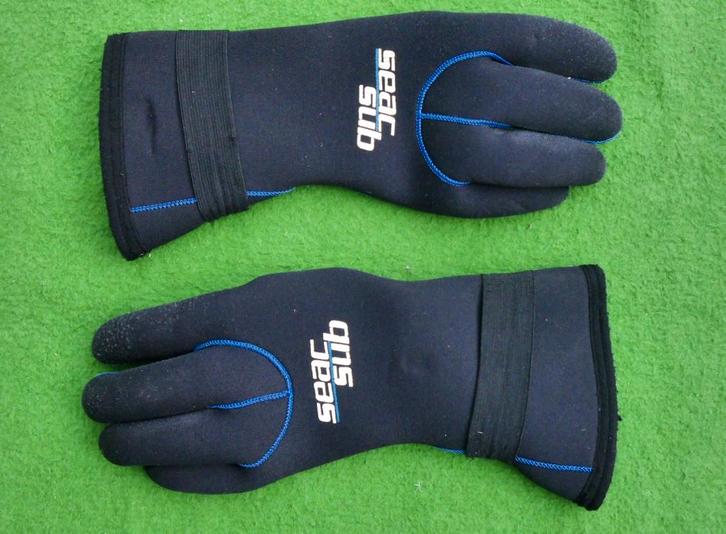 Duikhandschoenen voor koud water, maat L - Seac Sub, Watersport en Boten, Duiken, Zo goed als nieuw, Duikpak, Ophalen of Verzenden