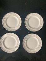 4 Gebaksbordjes Staffordshire Ridgway Est 1792, Ophalen of Verzenden
