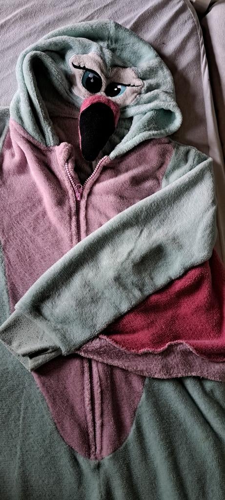 Leuke vrolijke vogel onesie maat 158 / 164, Ophalen of Verzenden, Gebruikt, 158 t/m 164, Jongen of Meisje