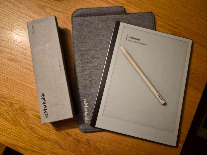 reMarkable 2, Computers en Software, Tekentablets, Gebruikt, Draadloos, Multi-touch, Ophalen of Verzenden