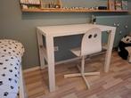 Ikea Pahl bureau + Sibben/Valfred bureaustoel, verstelbaar!, Ophalen, In hoogte verstelbaar, Zo goed als nieuw, Bureau