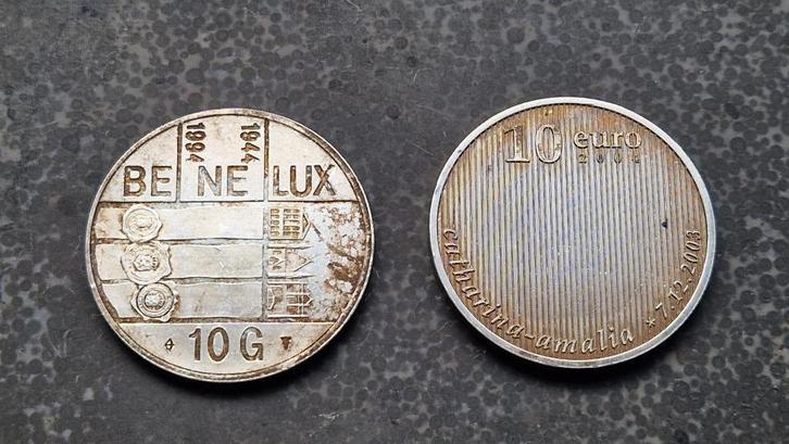 Zilveren munten Beatrix, Postzegels en Munten, Munten | Nederland, Losse munt, 10 gulden, Koningin Beatrix, Zilver, Ophalen of Verzenden