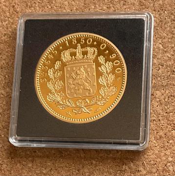 Penning / Replica - Nederland 5 Gulden 1850 Willem II. beschikbaar voor biedingen