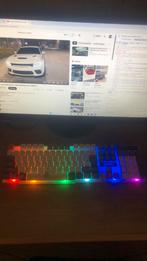 Raiku regenboog verlicht toetsenbord, Computers en Software, Toetsenborden, Ophalen of Verzenden, Zo goed als nieuw