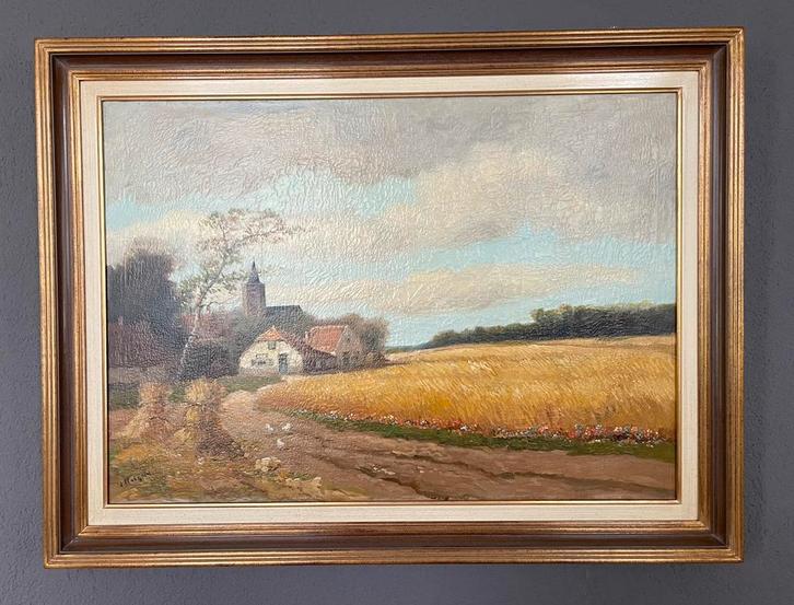 Origineel olieverf schilderij van Anton Rutgers, Antiek en Kunst, Kunst | Schilderijen | Klassiek, Ophalen