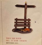 Dickensville Wegwijzer bankje DV111254, Diversen, Kerst, Ophalen of Verzenden, Zo goed als nieuw