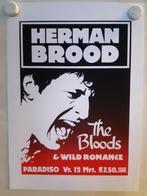Origineel Zeefdrukje van Herman Brood Wild Blood Paradiso, Verzamelen, Posters, Verzenden, Zo goed als nieuw, A1 t/m A3, Reclame
