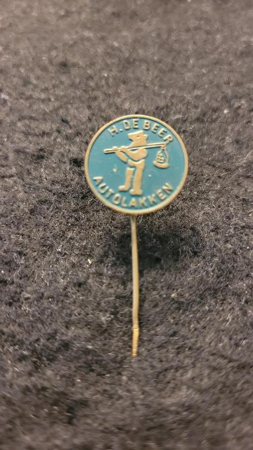 H. de Beer Voorschoten speldje, Verzamelen, Speldjes, Pins en Buttons, Zo goed als nieuw, Speldje of Pin, Merk, Verzenden