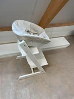 Stokke tripp trapp + newborn, Ophalen, Gebruikt, Meegroeistoel, Aanschuifbaar