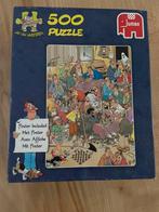Jan van Haasteren puzzel Schaakclub 500 stukjes, Ophalen of Verzenden, 500 t/m 1500 stukjes, Zo goed als nieuw, Legpuzzel