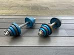 Halterset 15 kg - Perfect voor thuis!, Ophalen, Gebruikt, Armen, Halterset