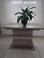 Eettafel uitschuifbaar 6–8 personen + stoelen, Huis en Inrichting, Ophalen, Overige materialen, Gebruikt, 50 tot 100 cm