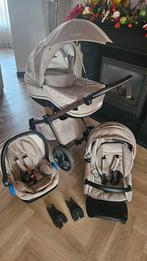 Nanan kinderwagen met maxicosi, Gebruikt, Combiwagen, Verstelbare duwstang, Ophalen
