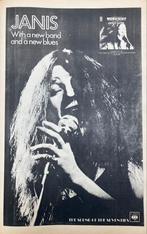 Paginagrote A3 advertentie JANIS JOPLIN I Got Dem Ol Blues, Cd's en Dvd's, Vinyl | Pop, Ophalen of Verzenden