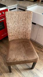 4 eetkamerstoelen, Huis en Inrichting, Stoelen, Ophalen, Zo goed als nieuw, Bruin, Vier