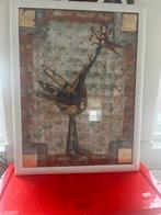 Modern Schilderij met Abstracte Vogel, Antiek en Kunst, Ophalen