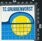 Sticker: TC Grubbenvorst, Ophalen of Verzenden, Zo goed als nieuw, Sport