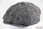 flatcap Paperboy pet Hawkins grijs tweed 57, 58, 59, 60 new, Kleding | Heren, Hoeden en Petten, Nieuw, Pet, Hawkins, Ophalen of Verzenden