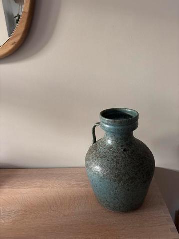 Vintage Aardewerk Vaas - Blauw/Bruin gonzalez mele beschikbaar voor biedingen