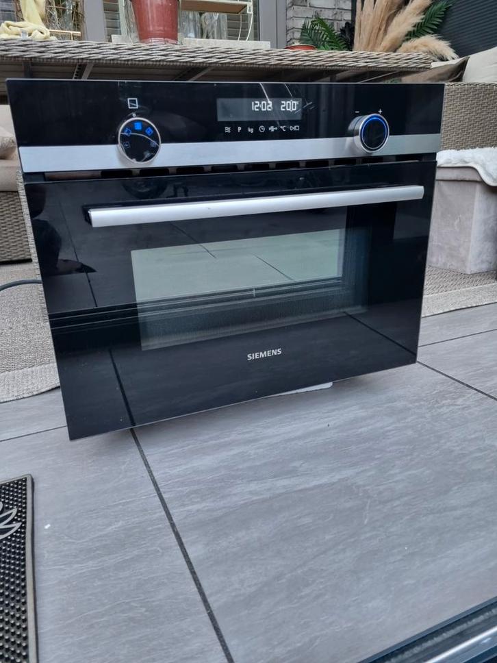 Hele luxe siemens combi oven magnetron IQ700, Witgoed en Apparatuur, Ovens, Zo goed als nieuw, Inbouw, Oven met grill, 45 tot 60 cm