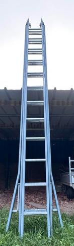 Professionele DIRKS ladder 3x12, Ophalen, Gebruikt, 4 meter of meer