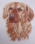 Borduurpakket EVA Rosenstand Golden Retriever schilderij, Ophalen of Verzenden, Nieuw, Borduurpakket