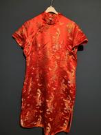 Carnavalsoutfit Chinese Jurk Maat 40/42 + Tasje, Shuliang, Maat 42/44 (L), Ophalen of Verzenden, Zo goed als nieuw