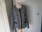 Prachtig Nieuw Zwart-Wit Jasje van Frank Walder maat 42-44, Zwart, Maat 42/44 (L), Nieuw, Ophalen of Verzenden