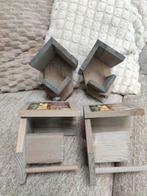 4 Nieuwe Vogelhuisjes voor Pindakaaspot, Ophalen of Verzenden, Nieuw
