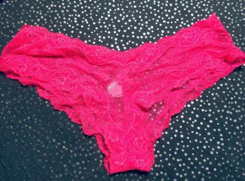 H&M neon roze fluor brazilian broekje lingerie nieuw mt 44, Kleding | Dames, Ondergoed en Lingerie, Broekje of Short, Roze, Verzenden