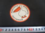 sticker Rotterdam Rodekruis Bloedbank  pelikaan, Ophalen, Zo goed als nieuw