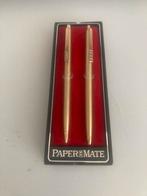 Vintage Paper Mate pen- en potloodset, goudkleurig, Ophalen of Verzenden, Goud