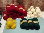 Grote partij mr Cey Artist 44 bollen Kerstkleuren met boek, Ophalen of Verzenden, Nieuw, Breien of Haken, Wol of Garen
