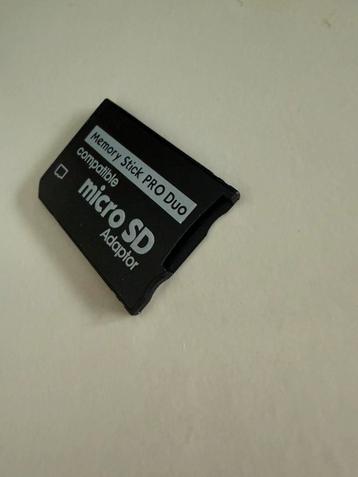 Pro Duo naar MicroSD Adapter - PSP Geschikt beschikbaar voor biedingen