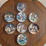 Wandborden porselein poezen set 8 stuks/ seltmann Weiden, Ophalen