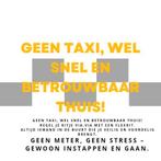 Taxi reserveren (evenement Concert at Sea), Eén persoon