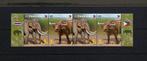 Thailand Strip 2019 Postfris Olifant en Waterbuffel, Ophalen, Postfris, Dier of Natuur