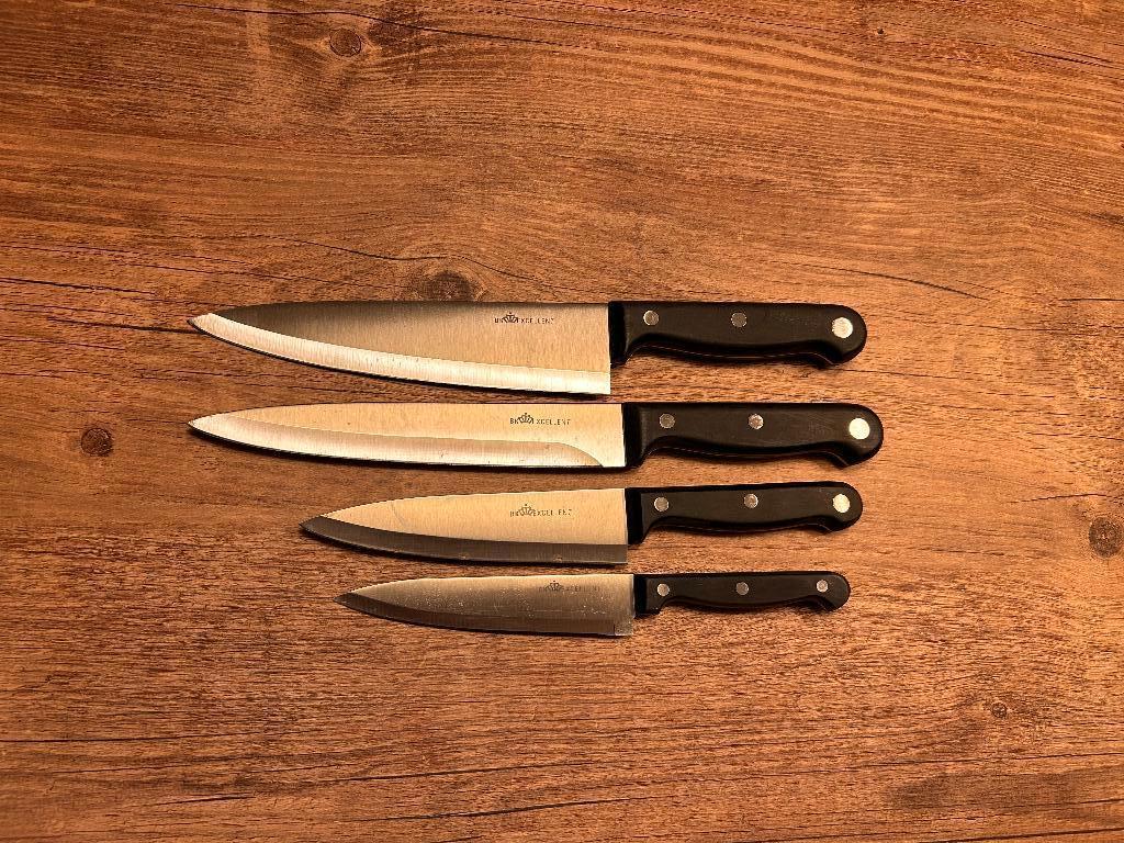 BK Excellent RVS messenset, Ophalen, Zo goed als nieuw, Rvs of Chroom, Bestekset