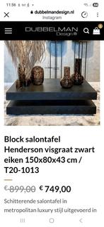 Salontafel, Huis en Inrichting, Tafels | Salontafels, 100 tot 150 cm, Minder dan 50 cm, Rechthoekig, 50 tot 100 cm