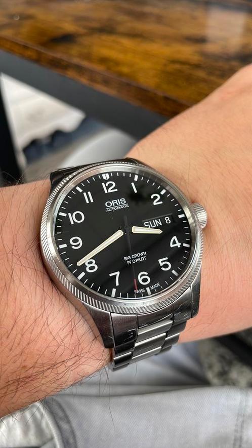 ORIS Big Crown Propilot (Full set) + extra band, Sieraden, Tassen en Uiterlijk, Horloges | Heren, Gebruikt, Polshorloge, Overige merken