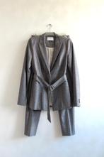 Broek en Blazer Zwart Wit Ruit Distrikt Norrebro mt S (4816), Kostuum of Pak, Distrikt Norrebro, Zwart, Ophalen of Verzenden