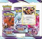Pokemon TCG - Chilling Reign: Eevee 3-Pack Blister, Ophalen of Verzenden, Nieuw, Overige typen